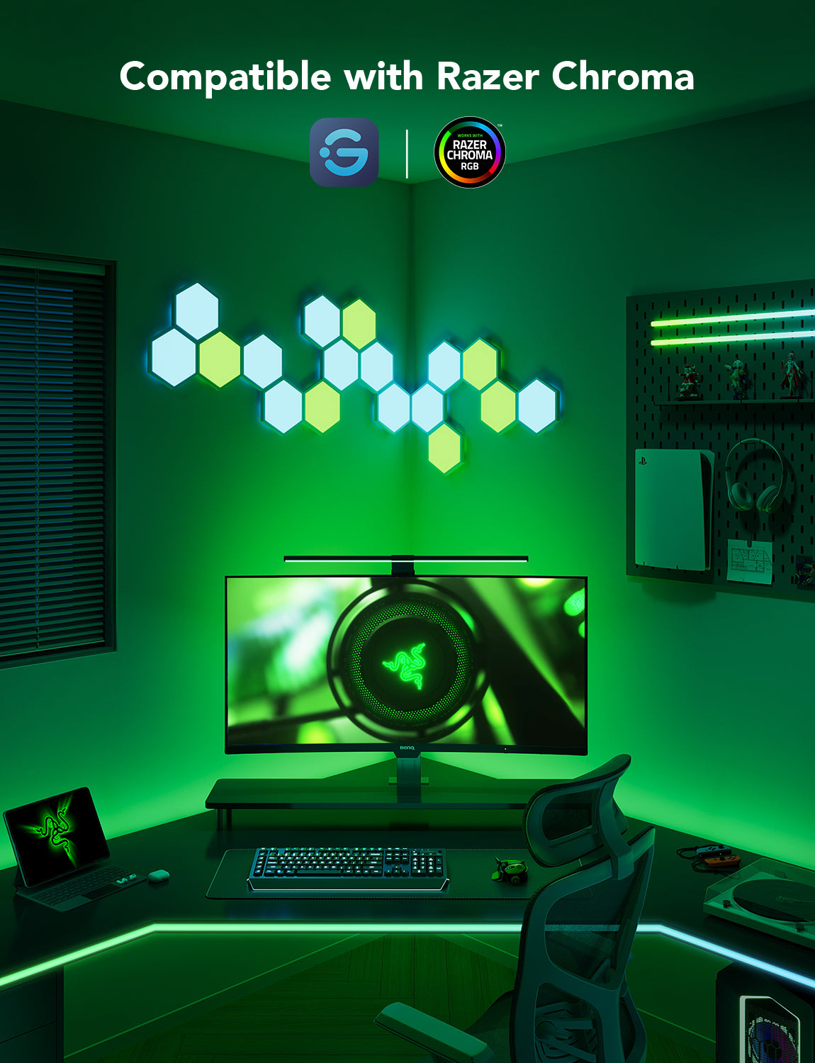 Govee G1 LED Strip Light (27-34-Inch) - RGBIC