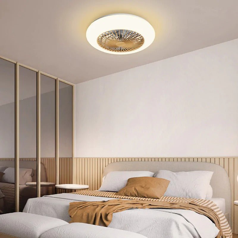 Amigo Wood Flat Fan ceiling 25+60W R80 - Ceiling Light - Philips - Zenox