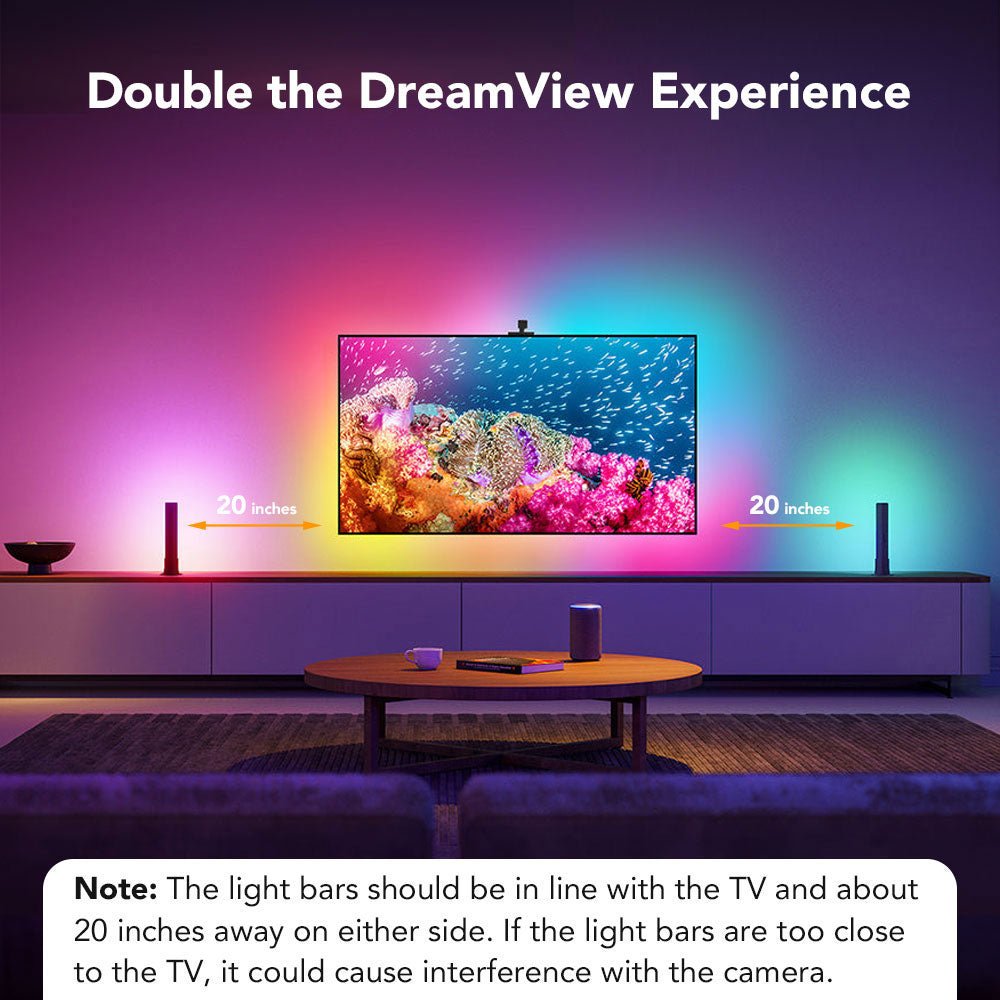Govee B605B DreamView T1 Pro TV Backlight (LED Light Strip + Wi - Fi TV Light Strip) - Smart TV & Monitor Light - Govee - Zenox
