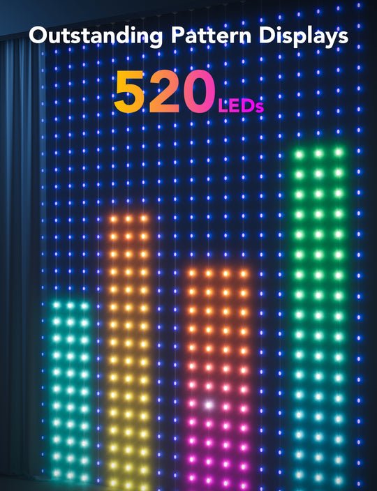 Govee Curtain Light (1.5m x 2m) - Smart Wall Light - Govee - Zenox