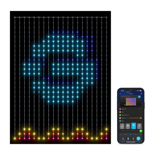 Govee Curtain Light (1.5m x 2m) - Smart Wall Light - Govee - Zenox