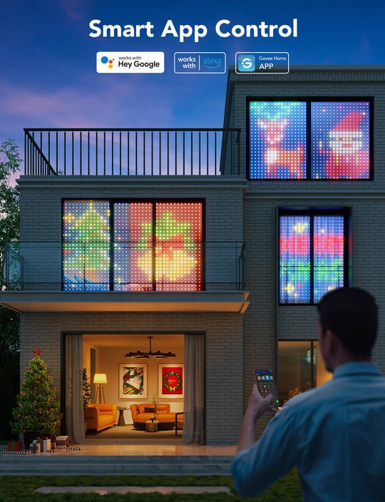 Govee Curtain Light (1.5m x 2m) - Smart Wall Light - Govee - Zenox