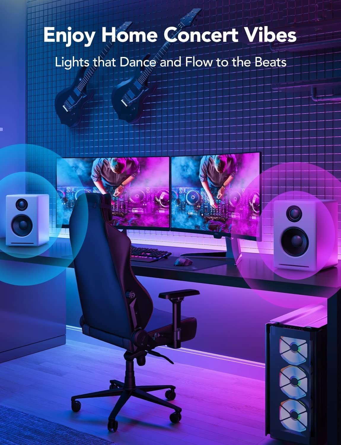 Govee H100E RGBIC Strip Light M1 Extension (1m) - Smart Lightstrip - Govee - Zenox