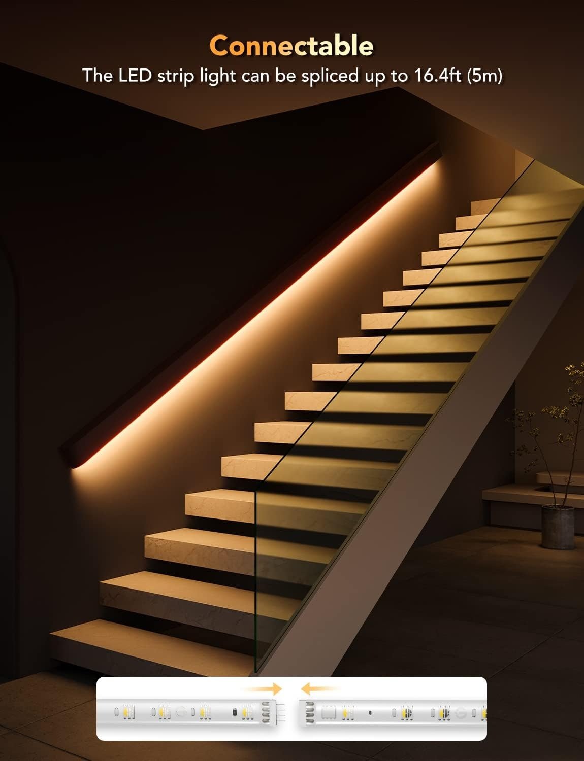 Govee H100E RGBIC Strip Light M1 Extension (1m) - Smart Lightstrip - Govee - Zenox