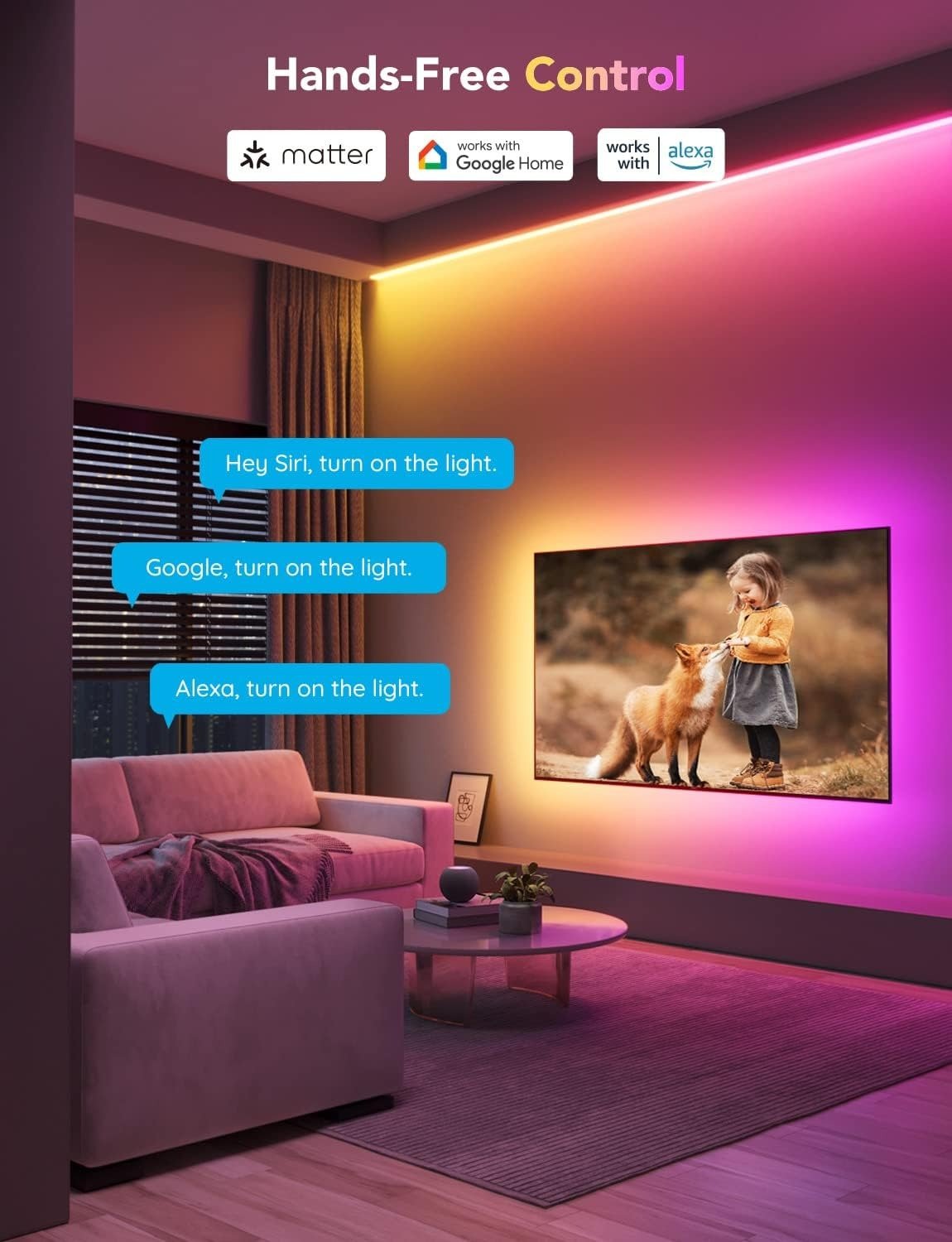 Govee H100E RGBIC Strip Light M1 Extension (1m) - Smart Lightstrip - Govee - Zenox