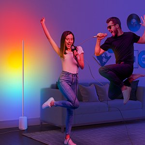 Govee H6072 Lyra RGBICWW Wall/Corner Floor Lamp - Smart Lamp - Govee - Zenox