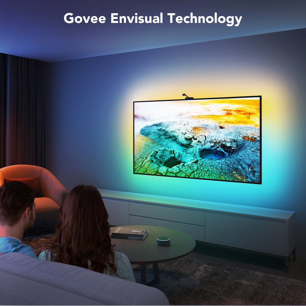 Govee H6199 DreamView T1 Wi - Fi TV Strip Lights (For 75 - 85 inches TV)(5M) - Smart TV & Monitor Light - Govee - Zenox