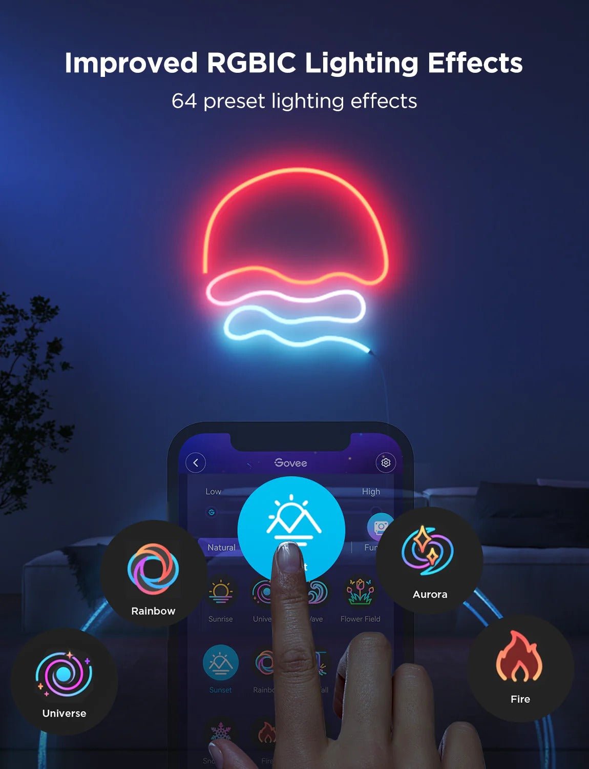 Govee Neon Rope Light 2 - Smart Lightstrip - Govee - Zenox