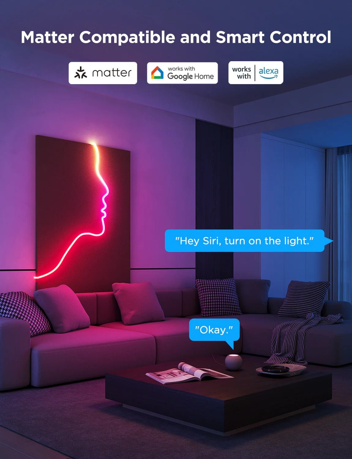 Govee Neon Rope Light 2 - Smart Lightstrip - Govee - Zenox