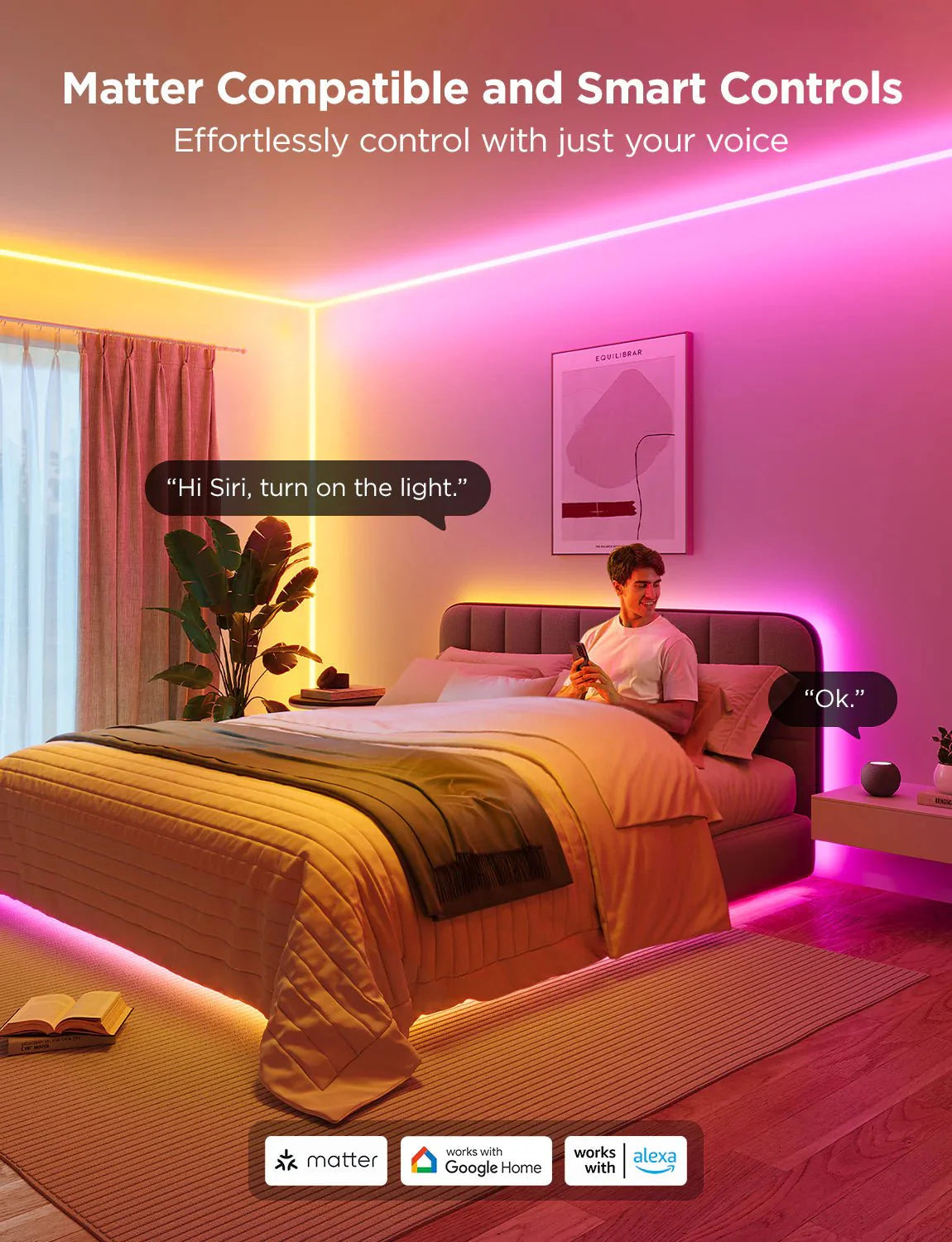 Govee Neon Rope Light for Wall Lining - 5m - Smart Lightstrip - Govee - Zenox