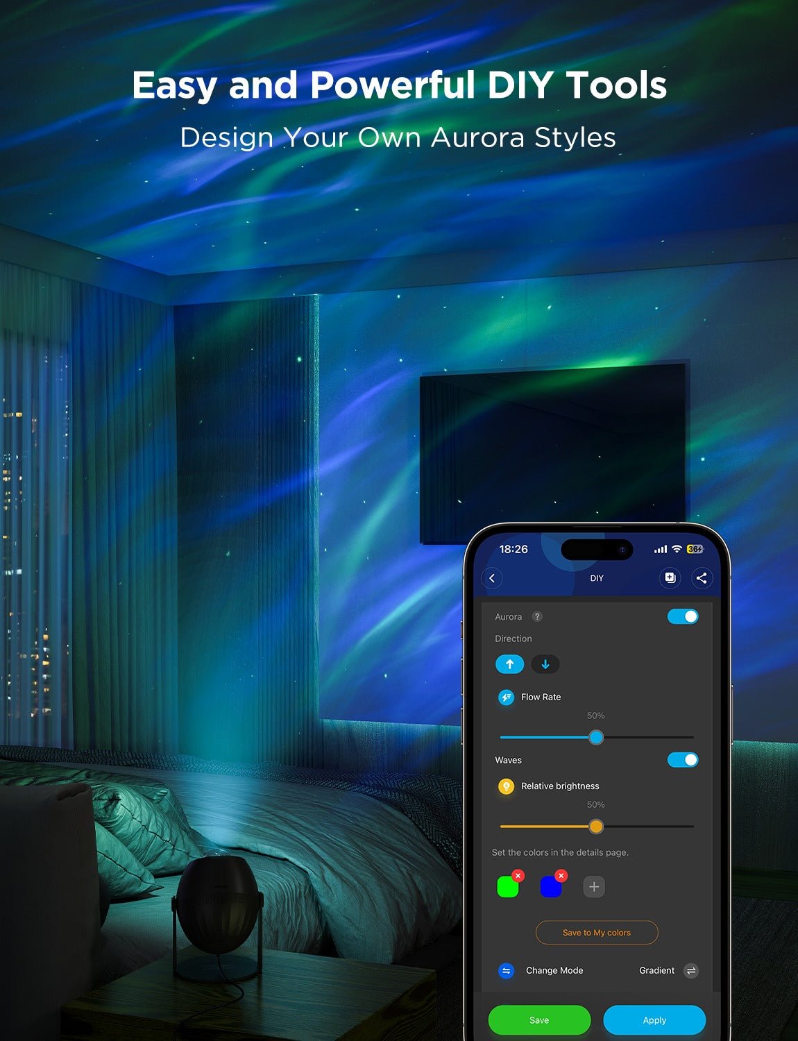 Govee Star Light Projector (Aurora) - Projector - Govee - Zenox