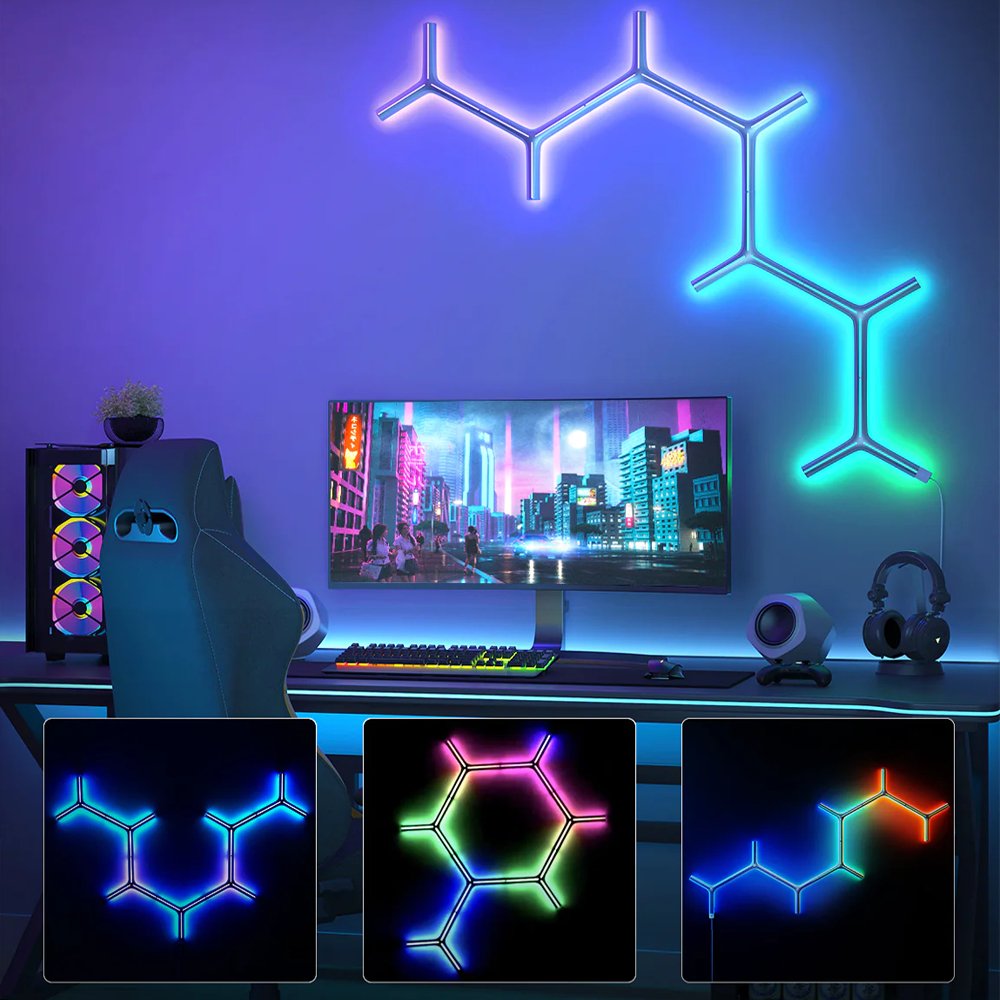 Govee Y Shape Light Panel (7 pack) - Smart Wall Light - Govee - Zenox