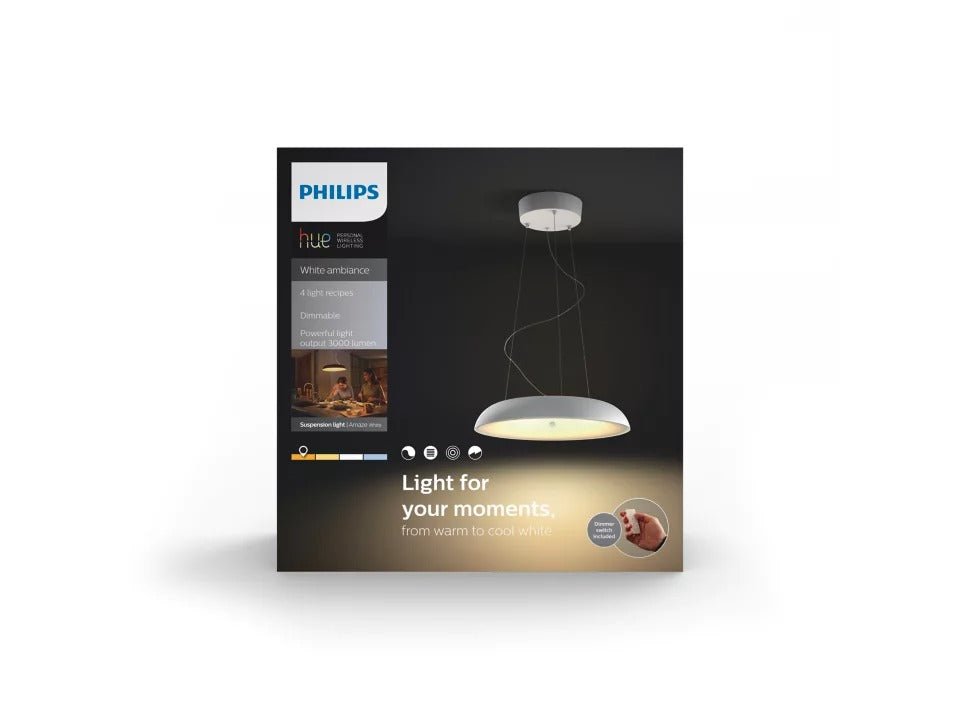 Philips Hue 40233 Amaze Hue Pendant White 1X39W 24V - Ceiling Light - Philips Hue - Zenox