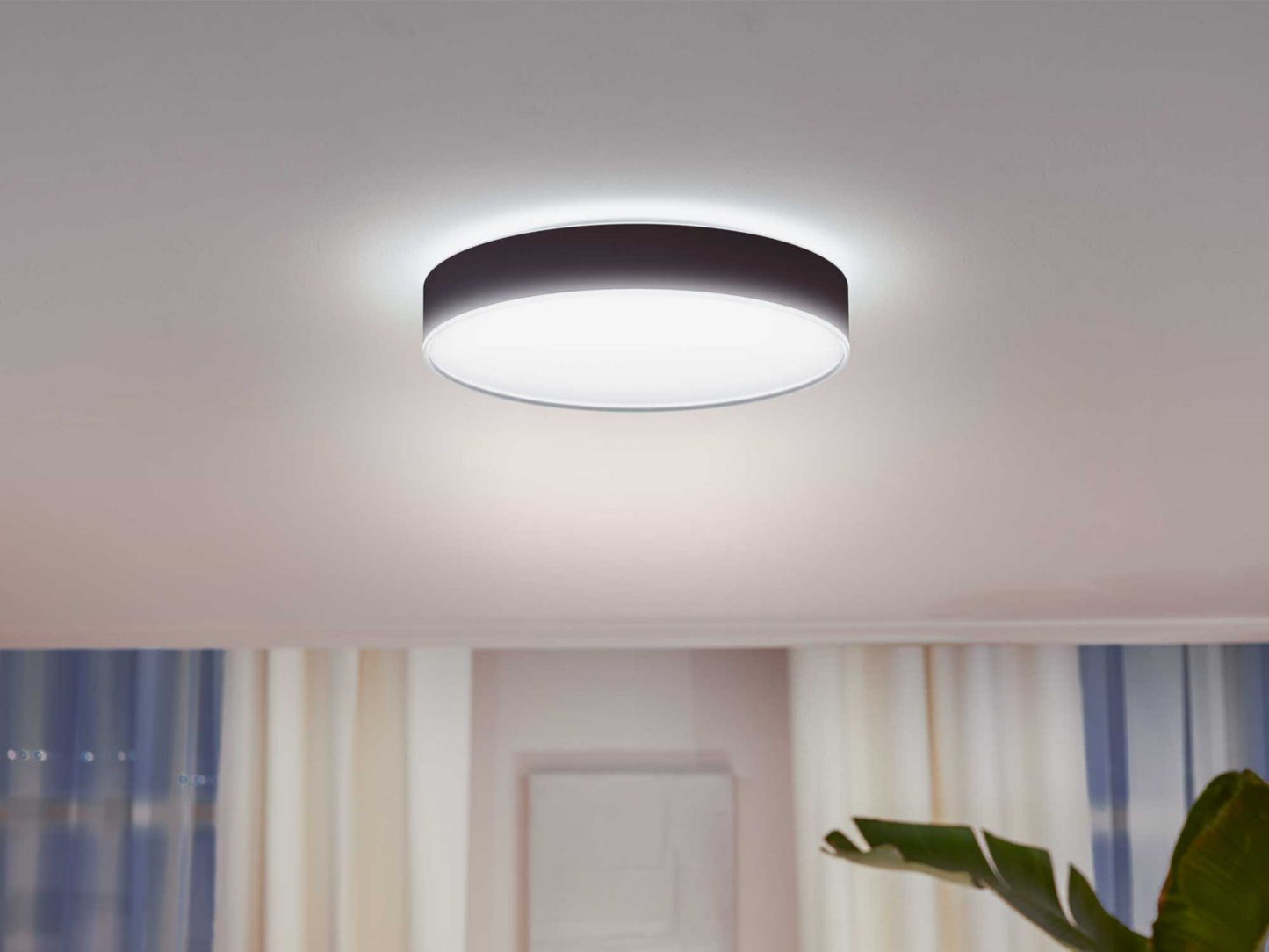 Philips Hue Enrave L Ceiling Lamp Black - Ceiling Light - Philips Hue - Zenox
