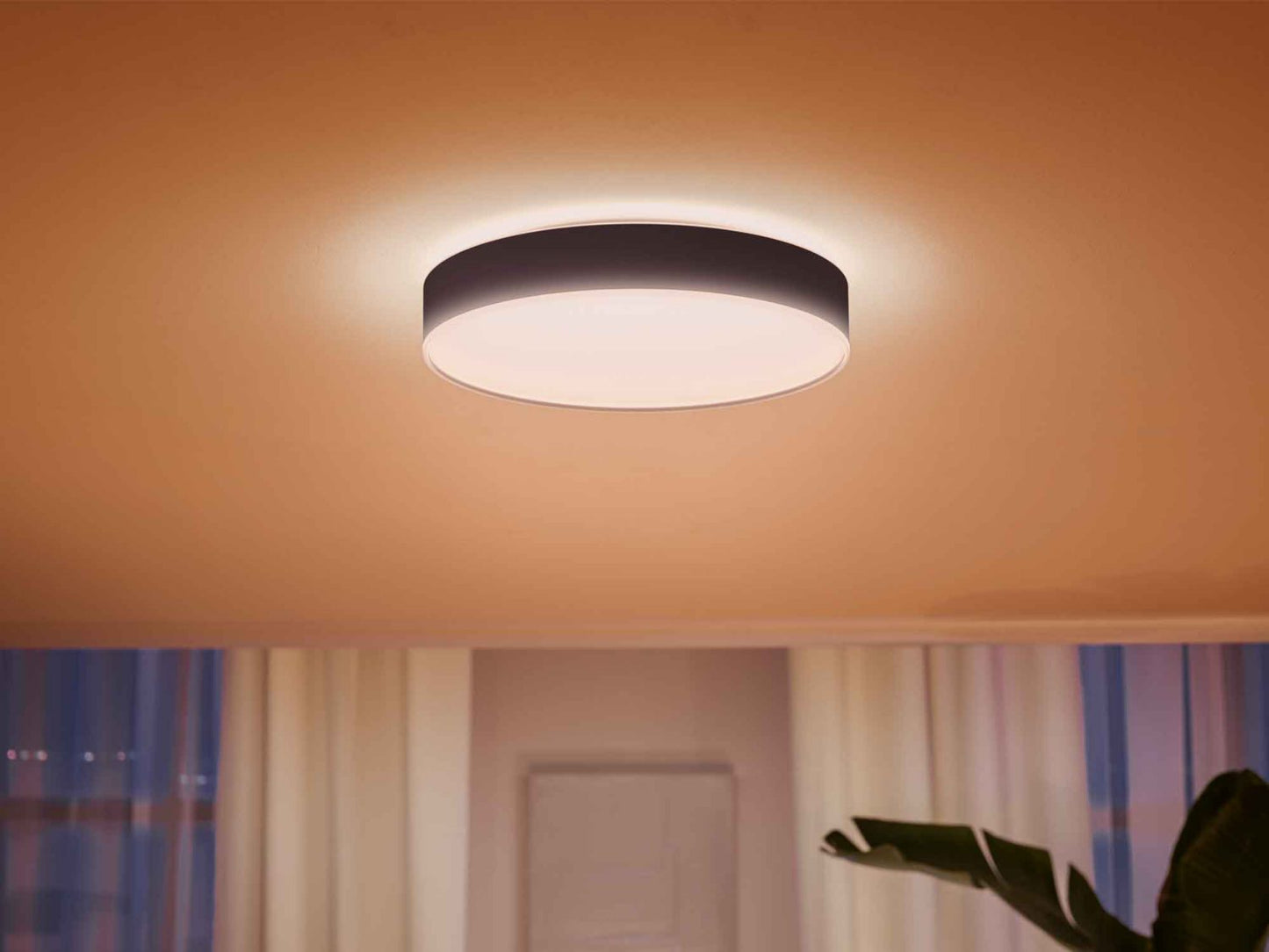 Philips Hue Enrave L Ceiling Lamp Black - Ceiling Light - Philips Hue - Zenox