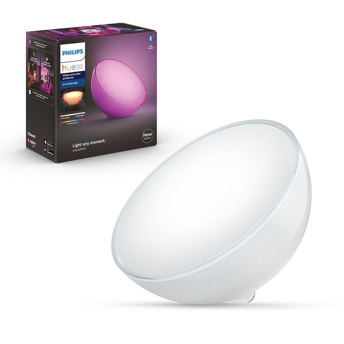 Philips Hue Go V2 GM/ASEAN/RUS White (Bluetooth) - Smart Lamp - Philips Hue - Zenox