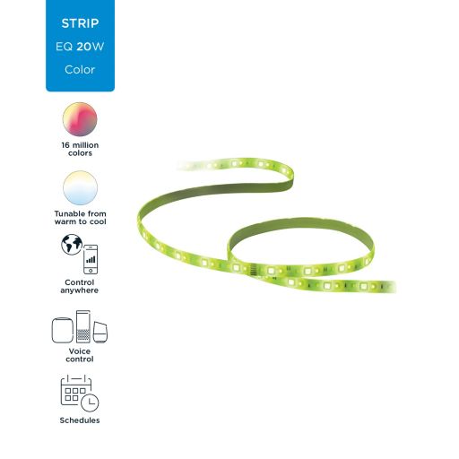 WiZ Color Starterkit Lightstrip 2M - Smart Lightstrip - WiZ - Zenox