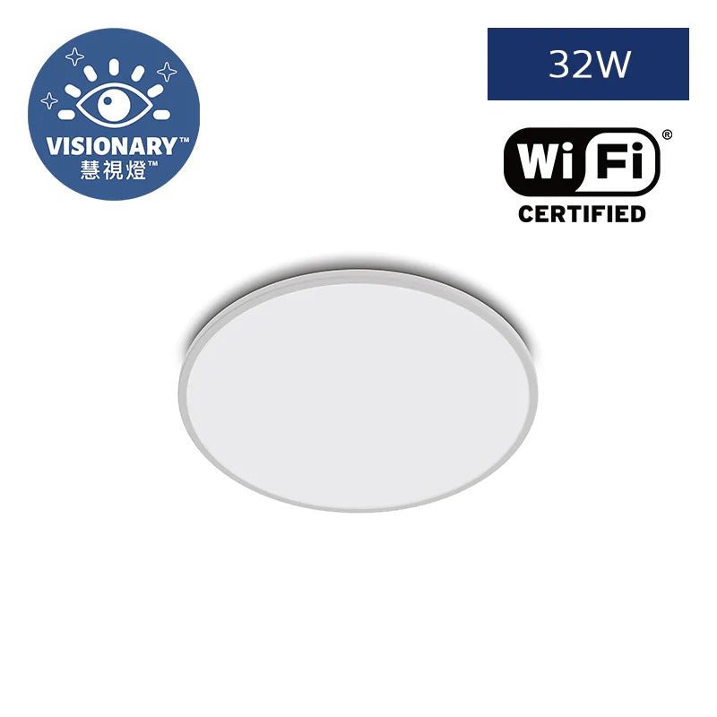 WiZ EyeCare CL550 Wi - Fi RD 32W 27 - 65K LG HV - Ceiling Light - WiZ - Zenox