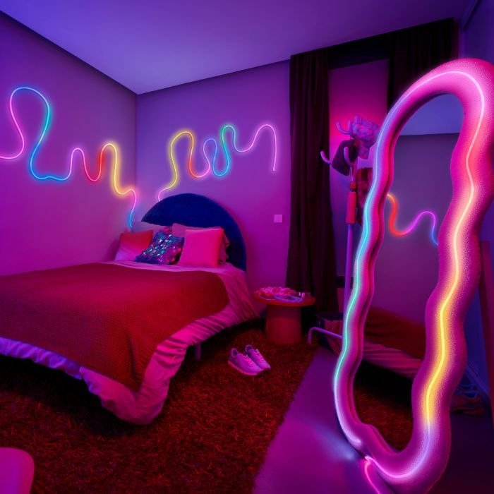 WiZ Neon RGBIC LED strip 5m Type - G - Smart Wall Light - WiZ - Zenox