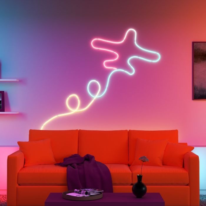 WiZ Neon RGBIC LED strip 5m Type - G - Smart Wall Light - WiZ - Zenox