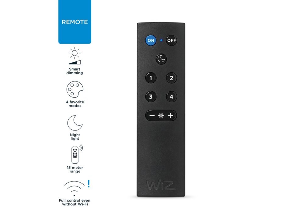 WiZ Remote Control - Smart Light Accessory - WiZ - Zenox