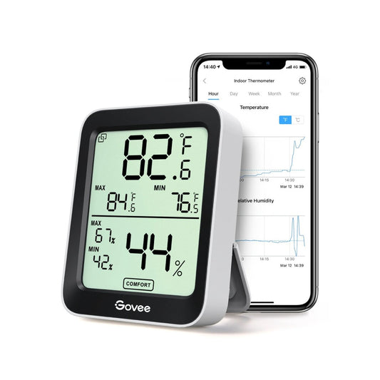 Govee Bluetooth Thermometer Hygrometer with Screen - Smart Sensor - Govee - Zenox