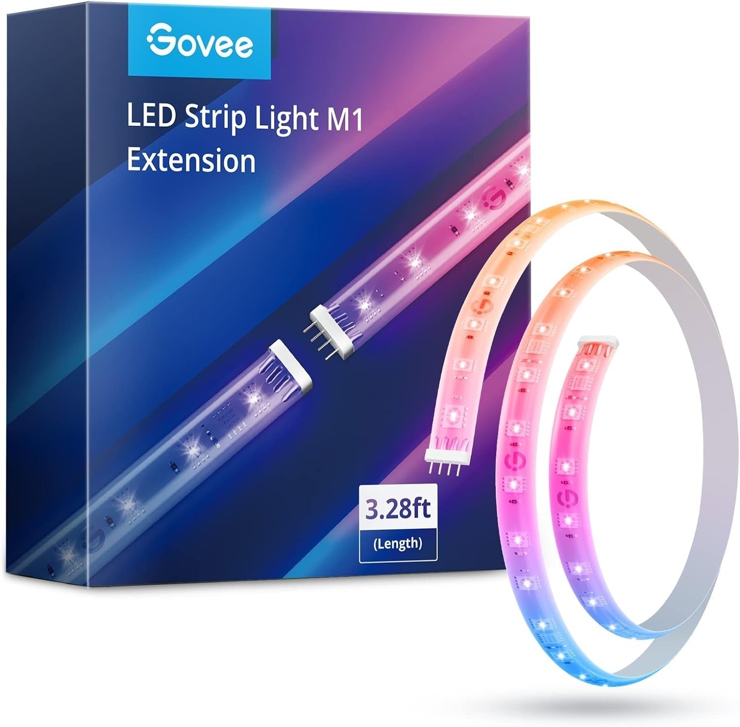 Govee H100E RGBIC Strip Light M1 Extension (1m) - Smart Lightstrip - Govee - Zenox