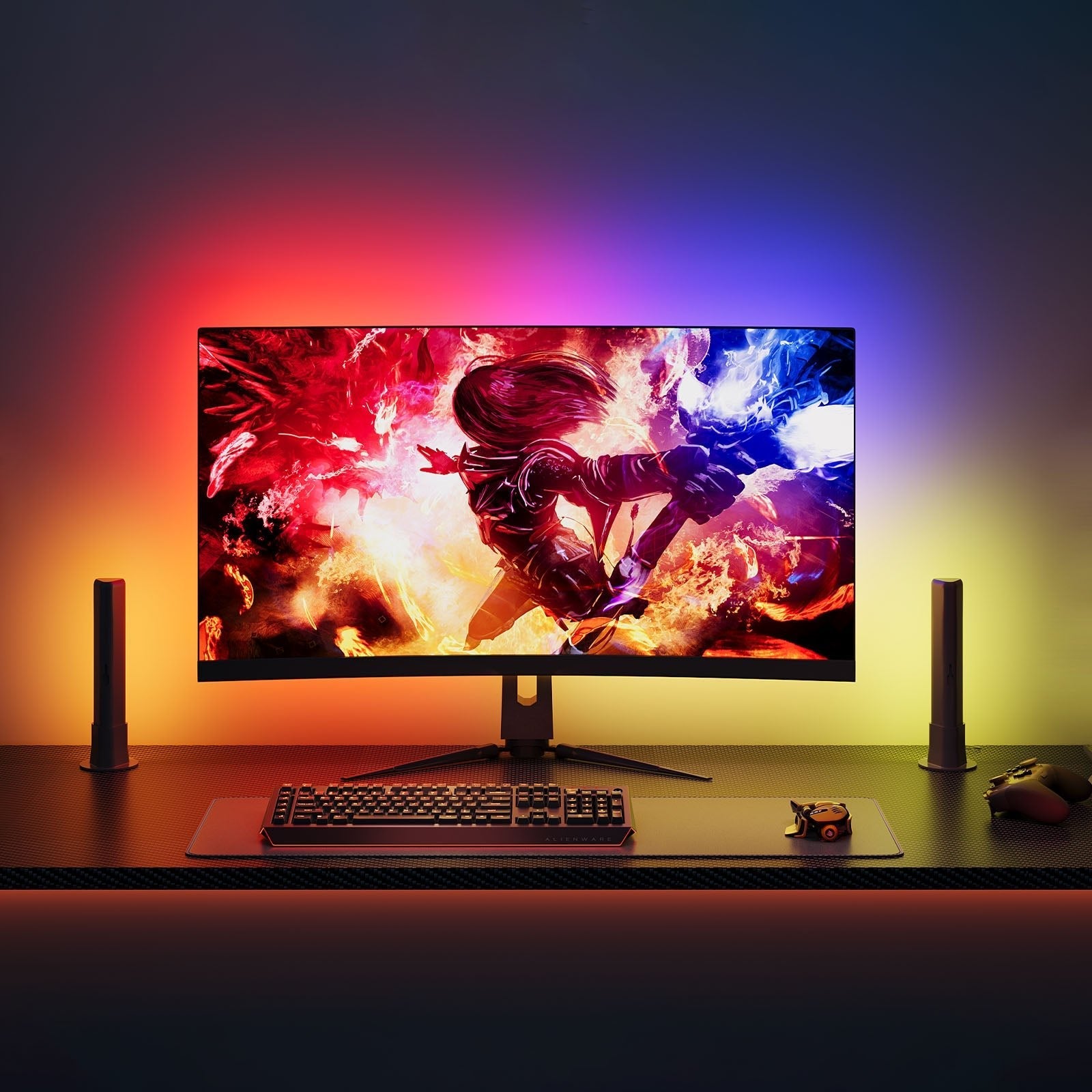 Govee PC monitor back Light & Light Bar (Light Strip + Light Bar) - Smart TV & Monitor Light - Govee - Zenox