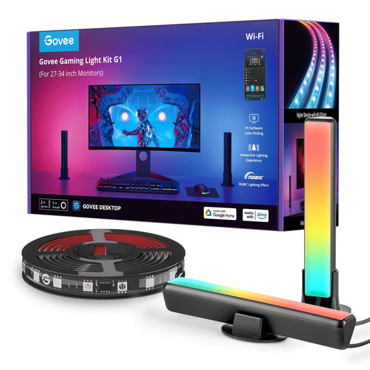 Govee PC monitor back Light & Light Bar (Light Strip + Light Bar) - Smart TV & Monitor Light - Govee - Zenox