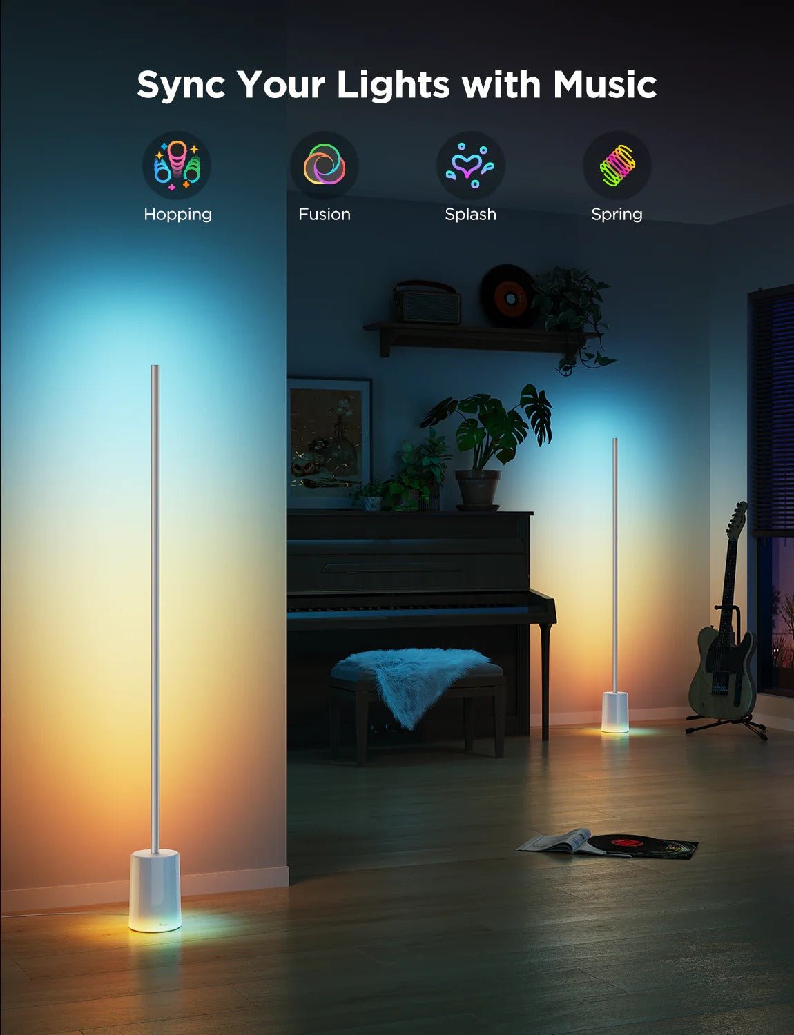 Govee RGBICWW Floor Lamp Support Matter - Smart Lamp - Govee - Zenox