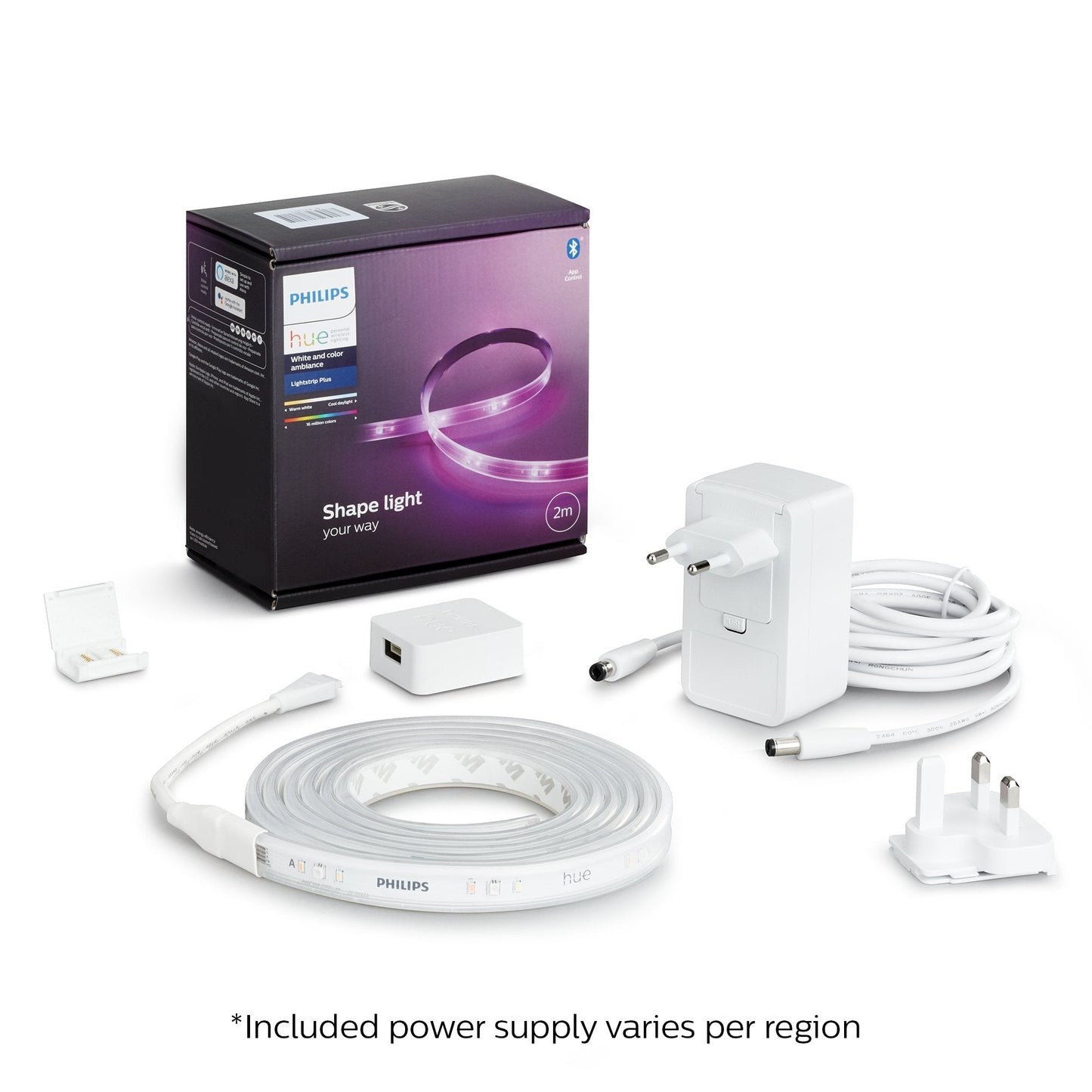 Hue Lightstrip Plus V4 APR 2m Base Kit (Bluetooth) - Smart Lightstrip - Philips Hue - Zenox