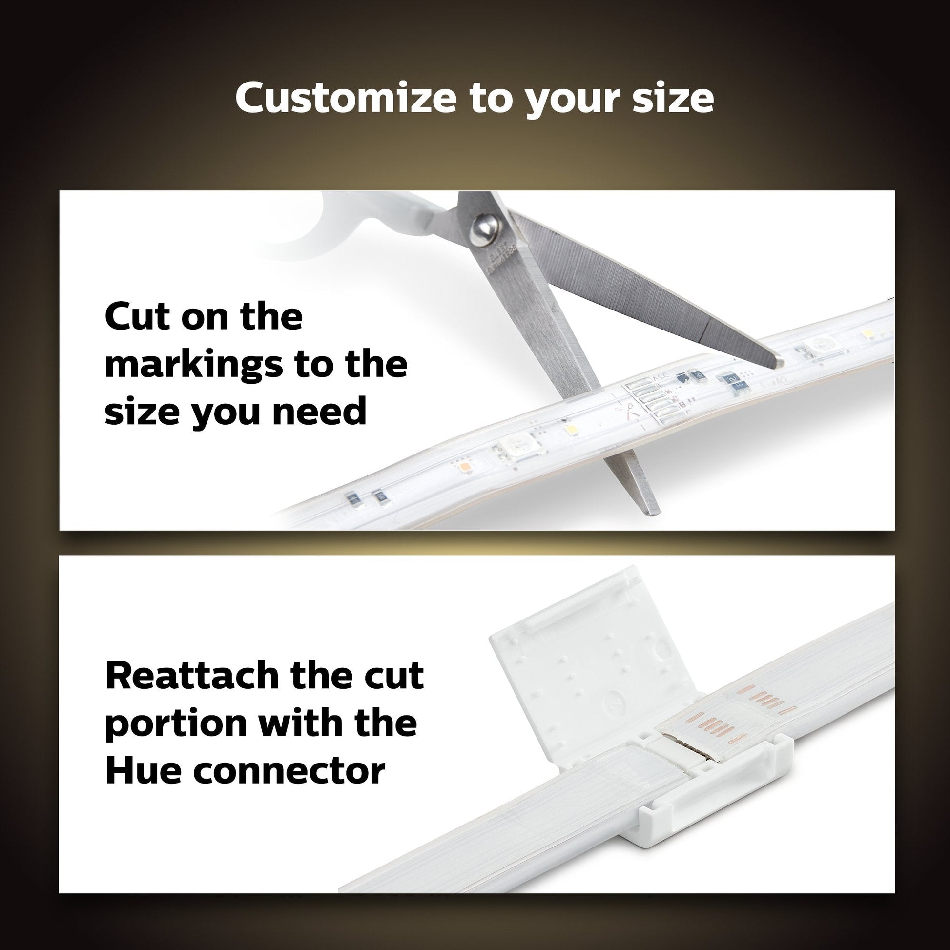 Hue Lightstrip Plus V4 APR 2m Base Kit (Bluetooth) - Smart Lightstrip - Philips Hue - Zenox