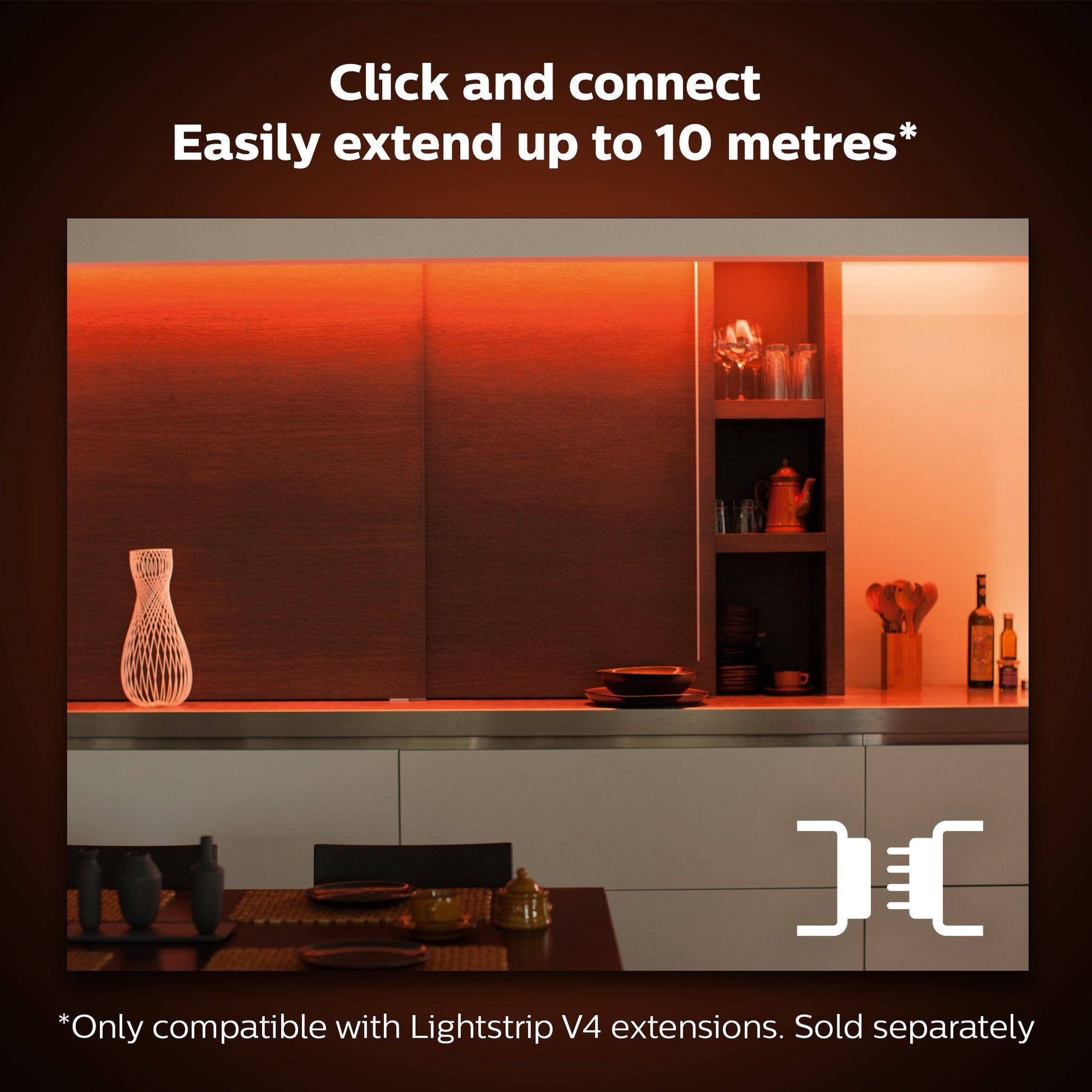Hue Lightstrip Plus V4 APR 2m Base Kit (Bluetooth) - Smart Lightstrip - Philips Hue - Zenox