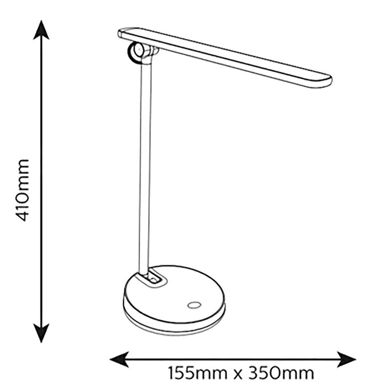 Philips 66137 Halley II LED Desklamp - Desk Lamp - Philips - Zenox