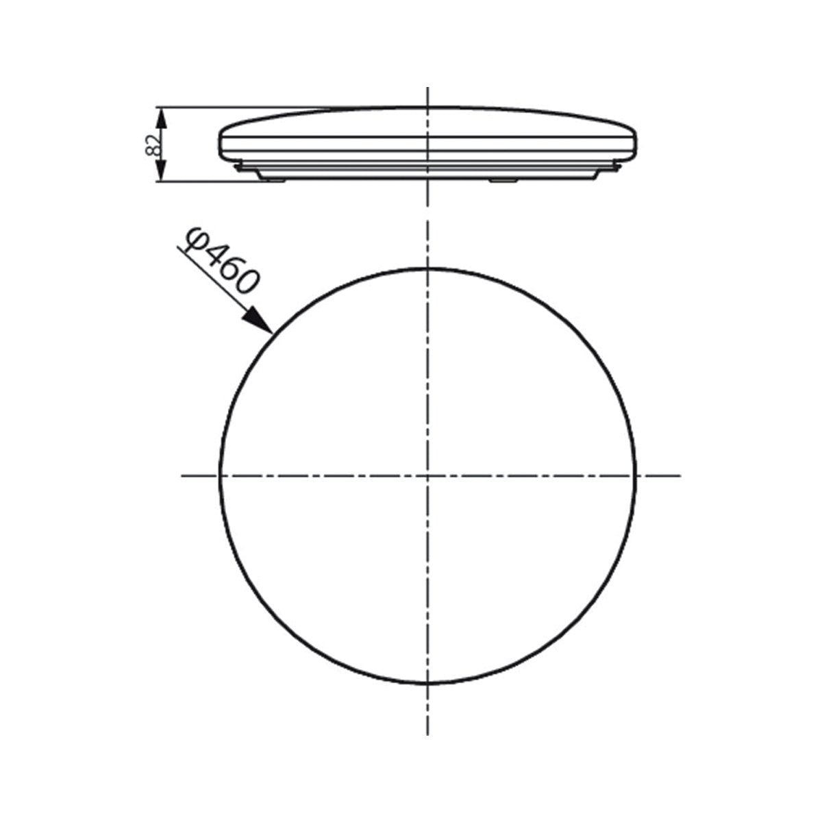 Philips CL703 AIO RD 36W 27 - 65K GR HV Ceiling Light - Ceiling Light - Philips - Zenox