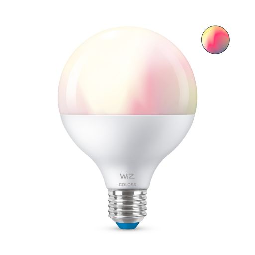 WiZ Wi - Fi BLE 75W G95 E27 922 - 65 RGB 1PF/6 - Smart Bulb - WiZ - Zenox
